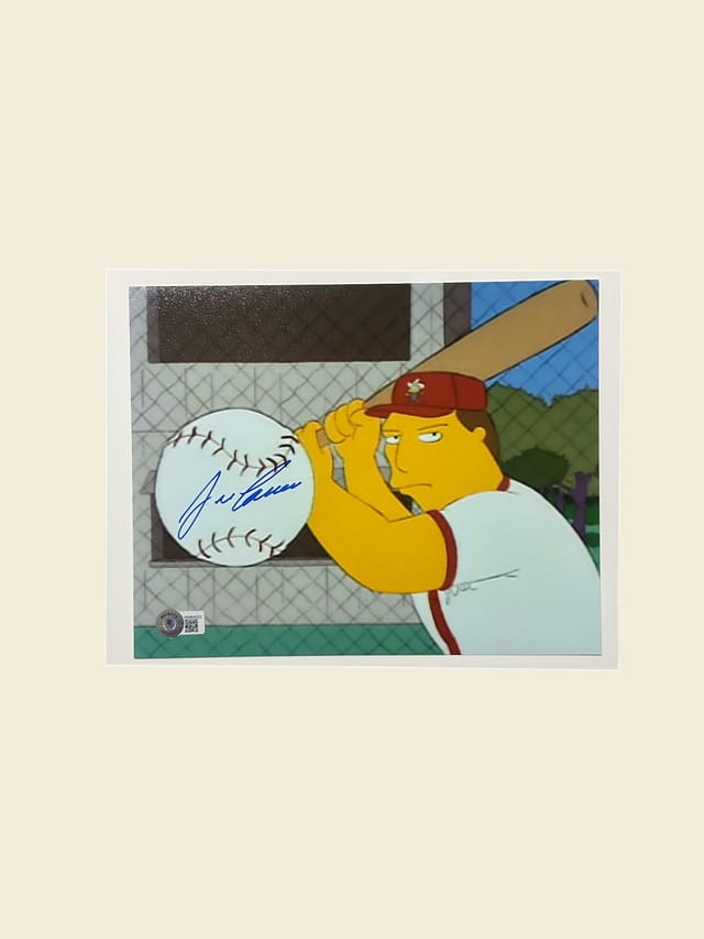 Jose Canseco The Simpsons Baseball Scene Photo/Print with Blue Signature